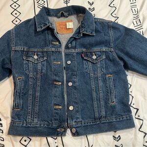Levi's Orignal Trucker Jacket Medium Wash 4 Pockets 57511 Women's Size M